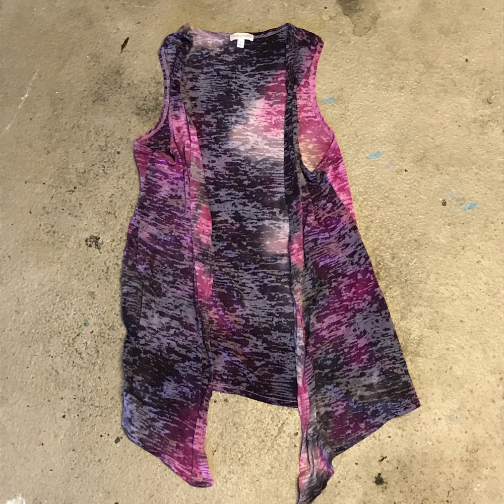 Maurices Pink and Purple Layering Vest